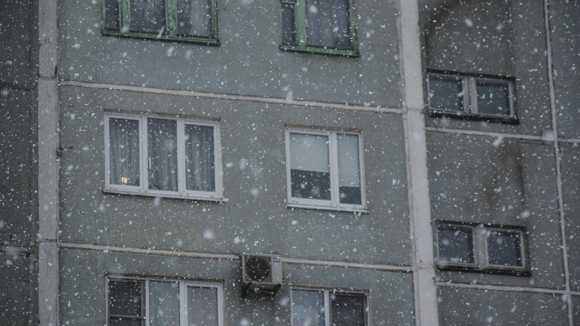 В Тюменской области выпал снег
