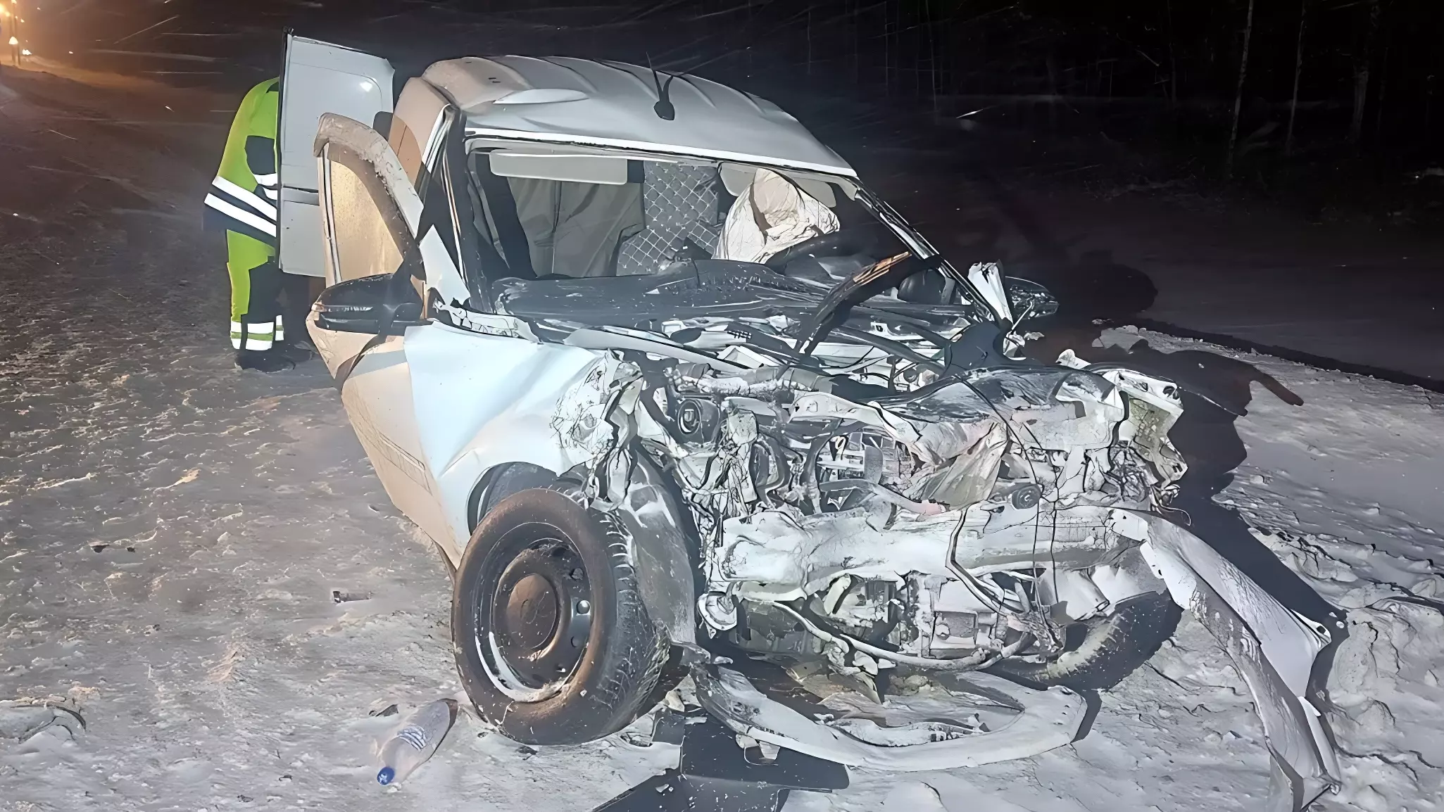 В ДТП на трассе Тюмень — Ханты-Мансийск погиб водитель Lada