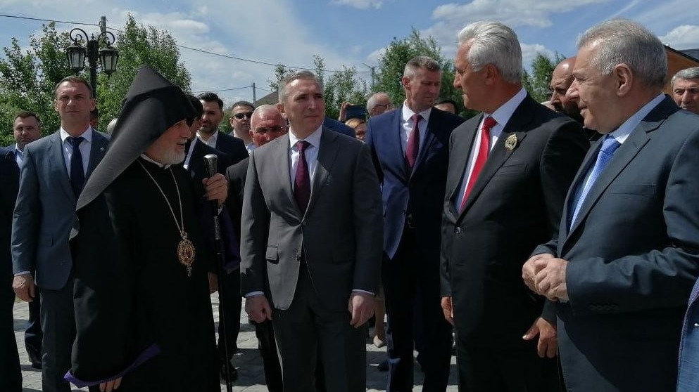 В Тюмени торжественно открыли парк Российско-Армянской дружбы