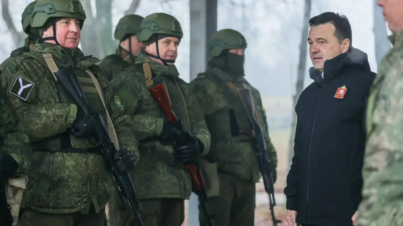 Губернатор МО рассказал, что добровольцам подмосковного полка выплатят миллион рублей