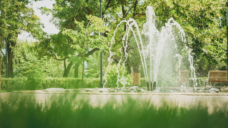 В тюменском парке поставят фонтаны с интерактивными объектами