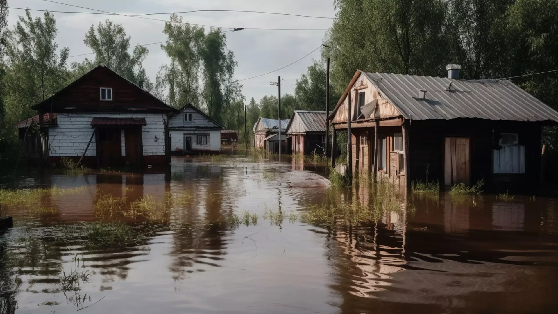 В селе Абатское объявили экстренную эвакуацию