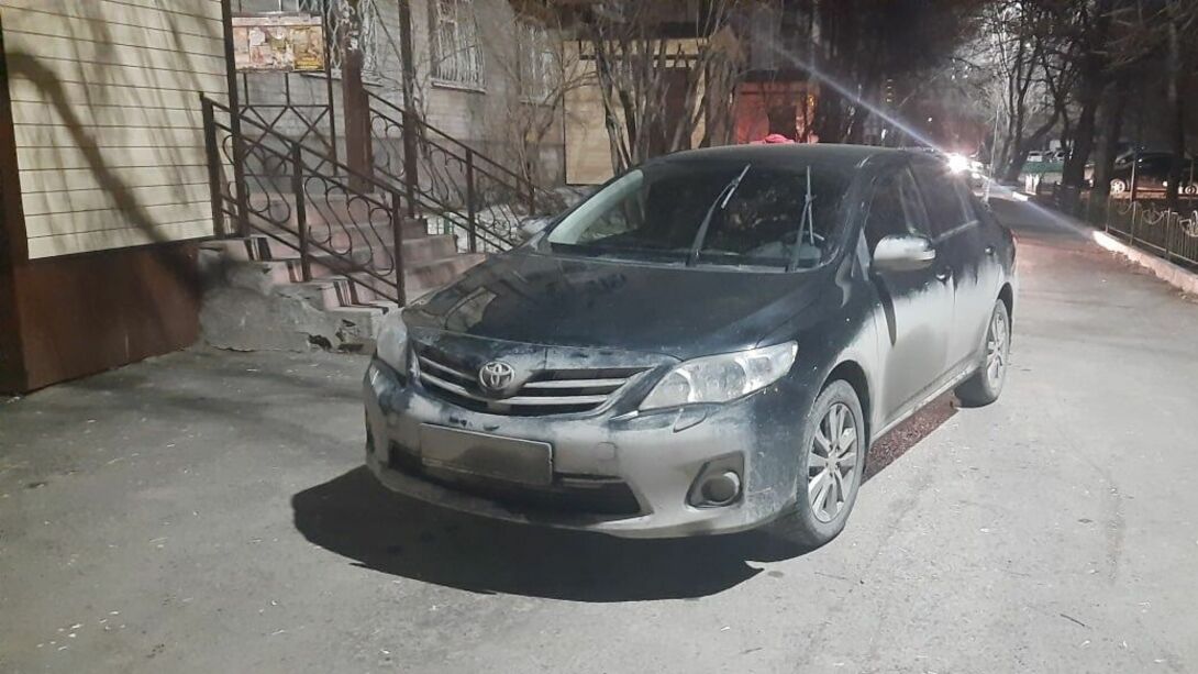 Девушка и 15-летний подросток пытались скрыться на Toyota от ГИБДД в Тюмени. Фото