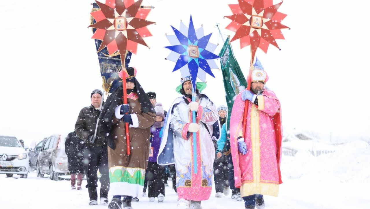 В деревне Быстрой Тюменской области отметили Рождество Христово