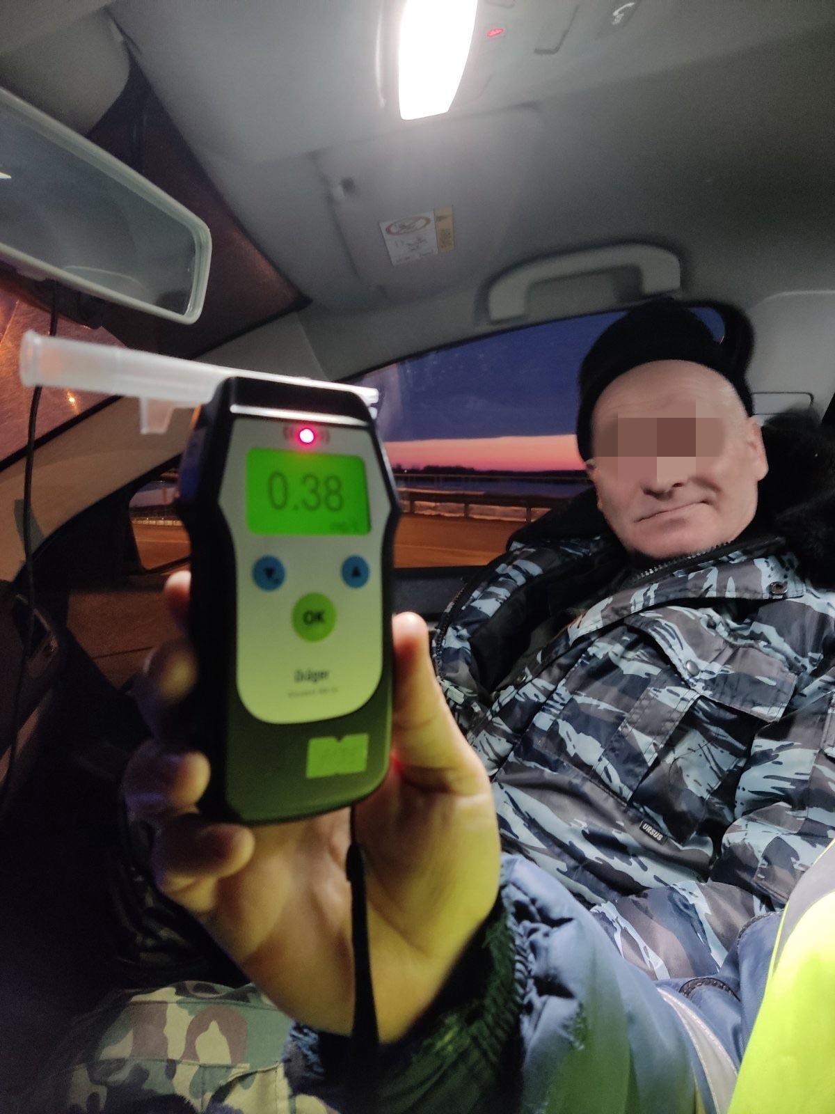 На трассе Тюмень – Курган остановили пьяного 60-летнего водителя