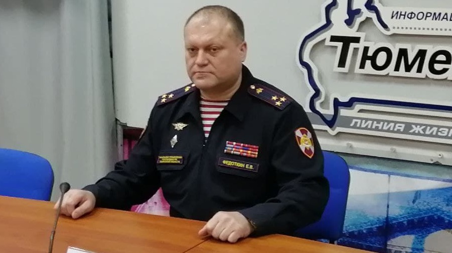 Начальник Управления Росгвардии по Тюменской области Евгений Федоткин