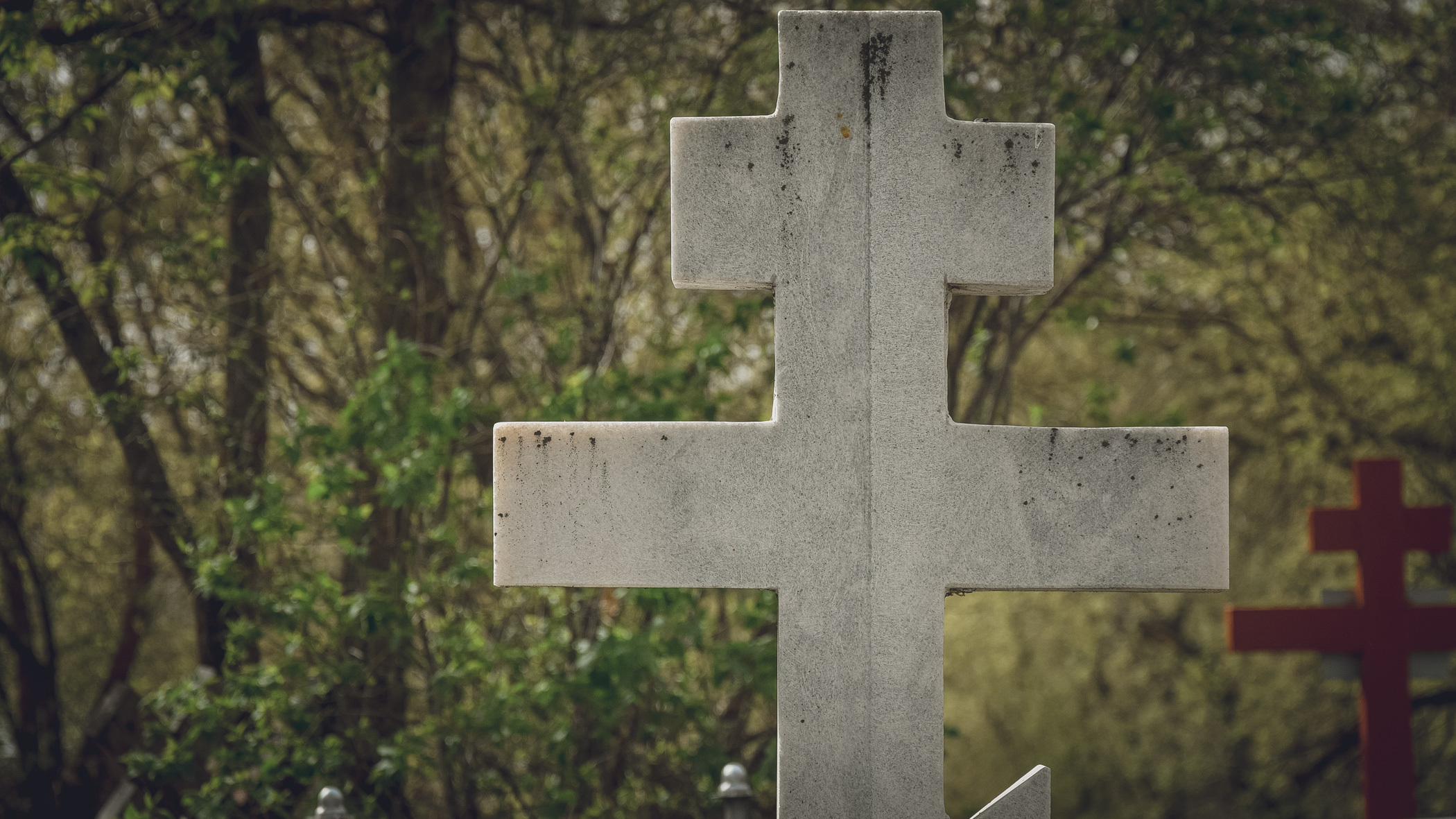 В Тюмени на Текутьевском кладбище неизвестные развесили на крестах нижнее белье