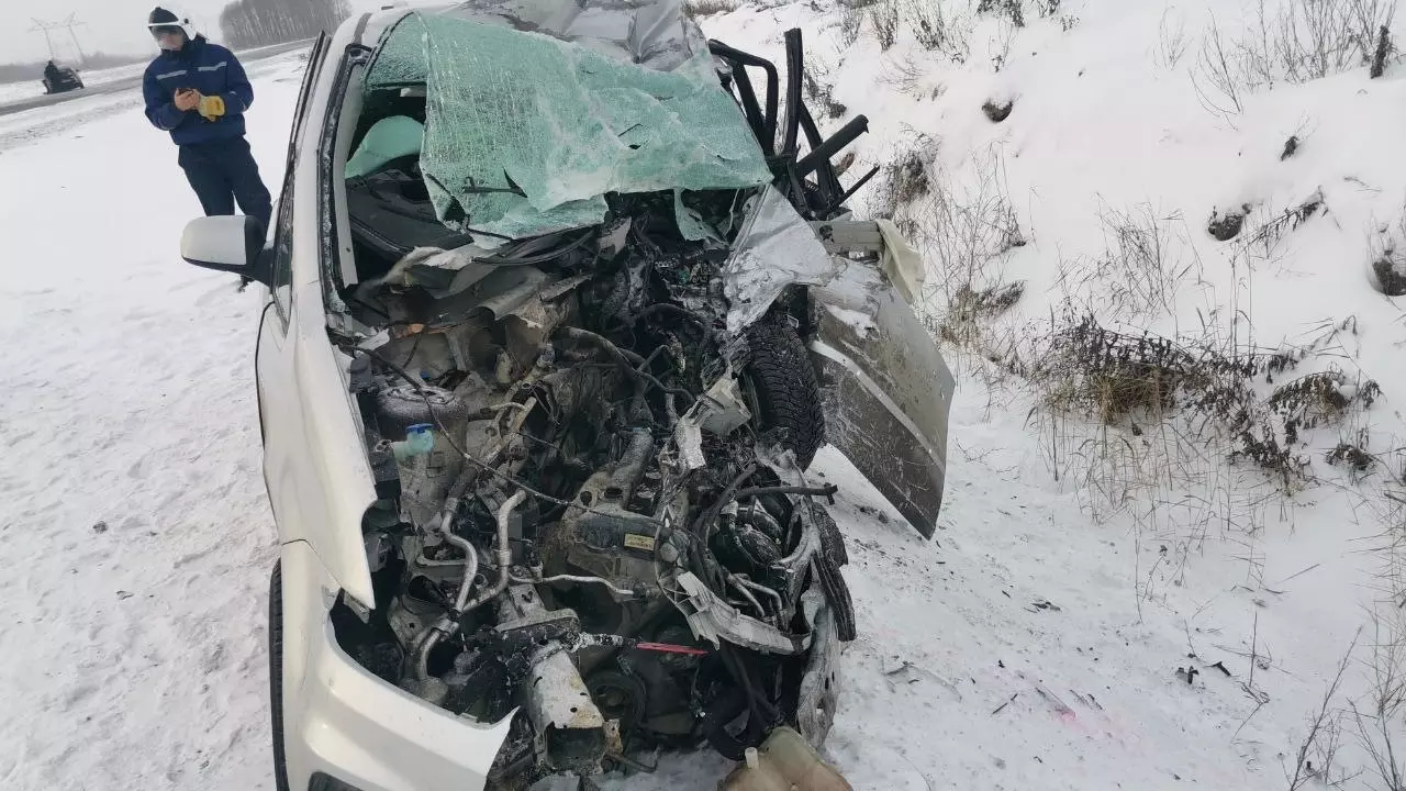 На федеральной трассе Тюмень — Ханты-Мансийск в массовой аварии погиб 1 человек