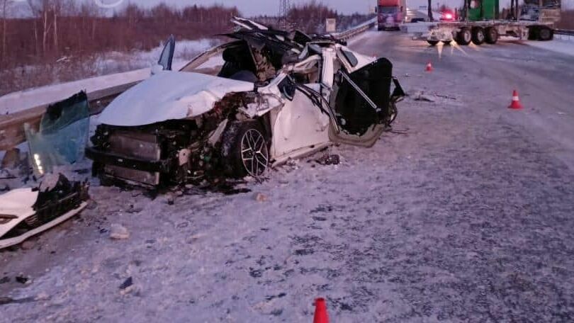 На трассе Тюмень - Ханты-Мансийск произошло смертельное ДТП. Погибла пассажирка КИА