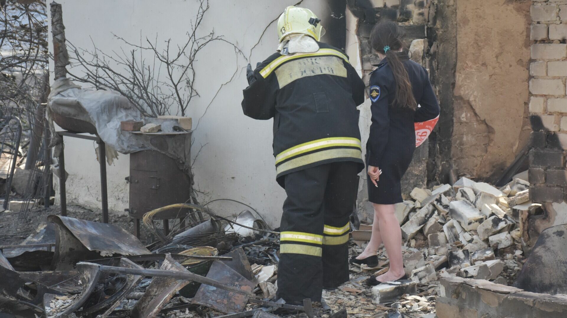 Частный дом сгорел в Вагайском районе: погиб один человек