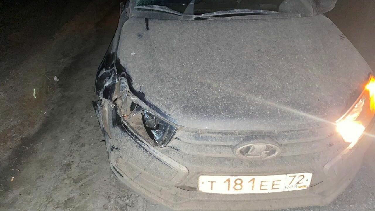 В Тюменской области водитель легкового автомобиля насмерть сбил 35-летнего пешехода