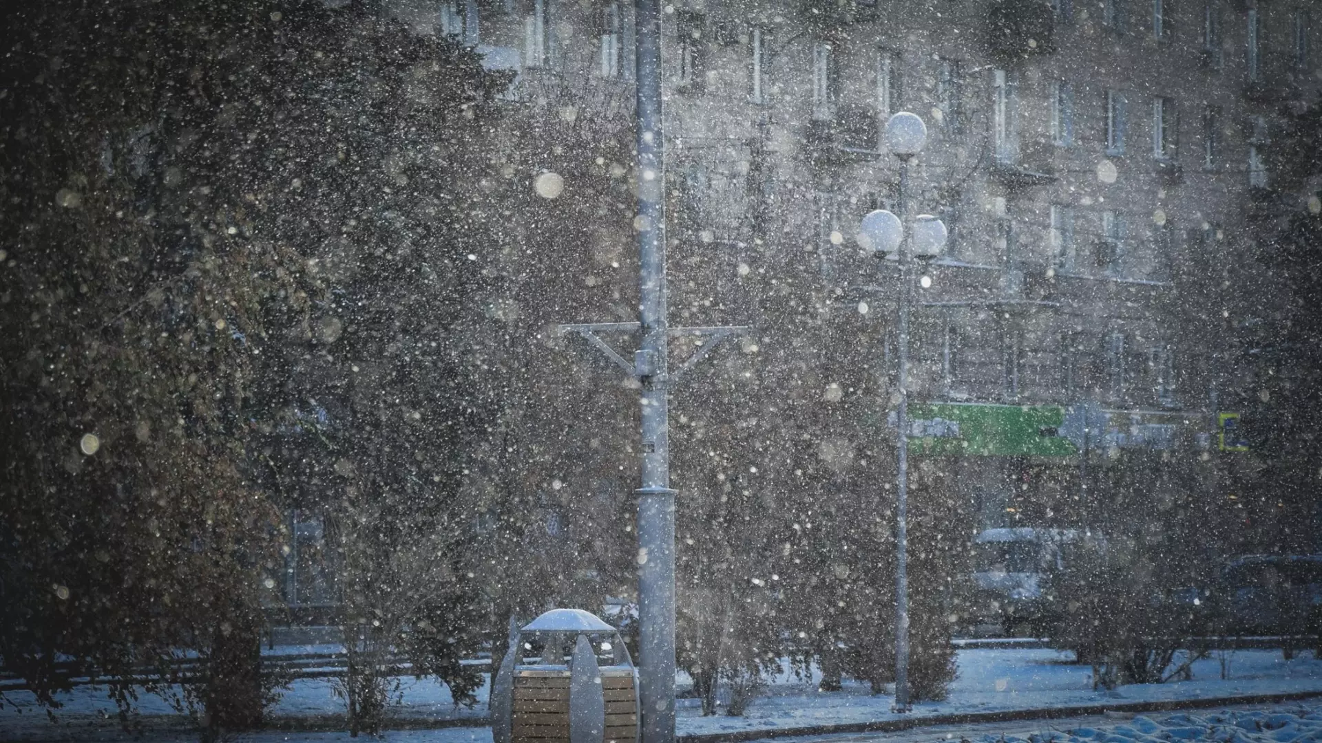 В Тюмени сегодня потеплеет и пойдет снег