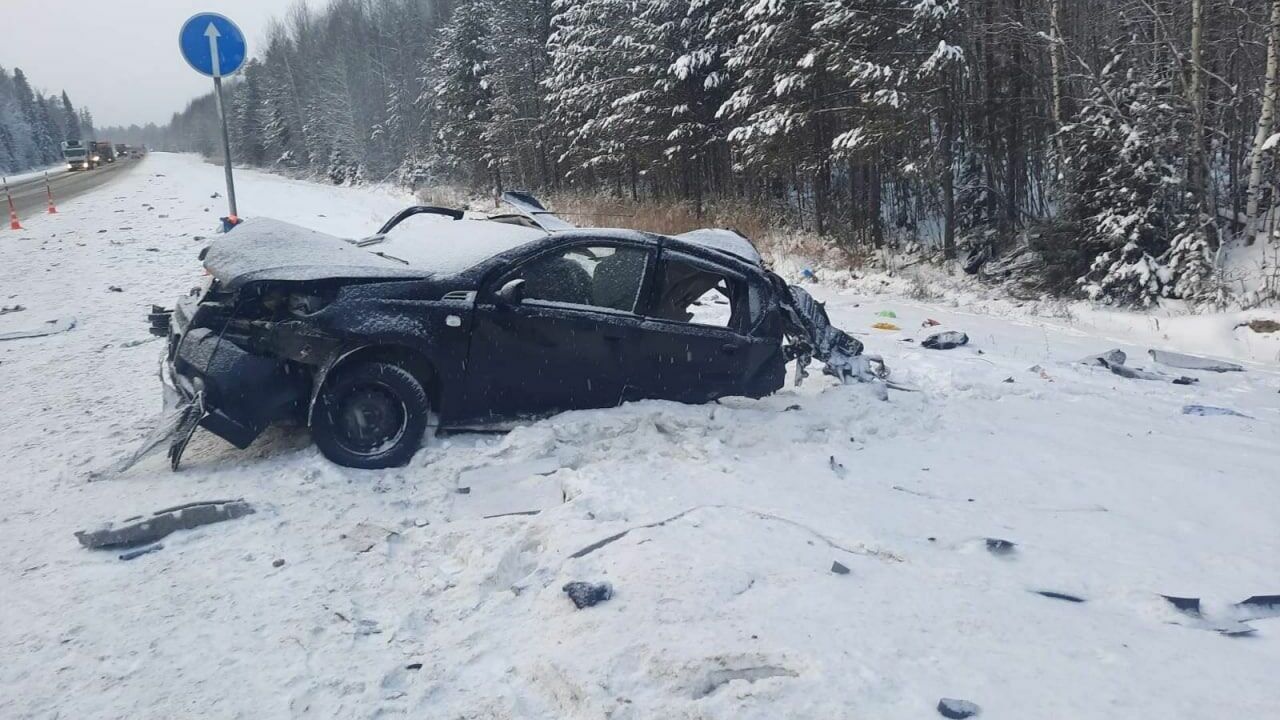 Два человека погибли в ДТП на трассе Тюмень — Ханты-Мансийск