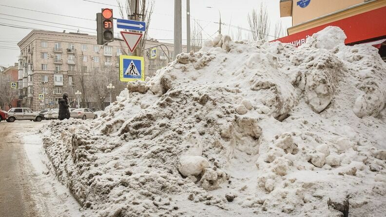 В Тюмени выпал снег