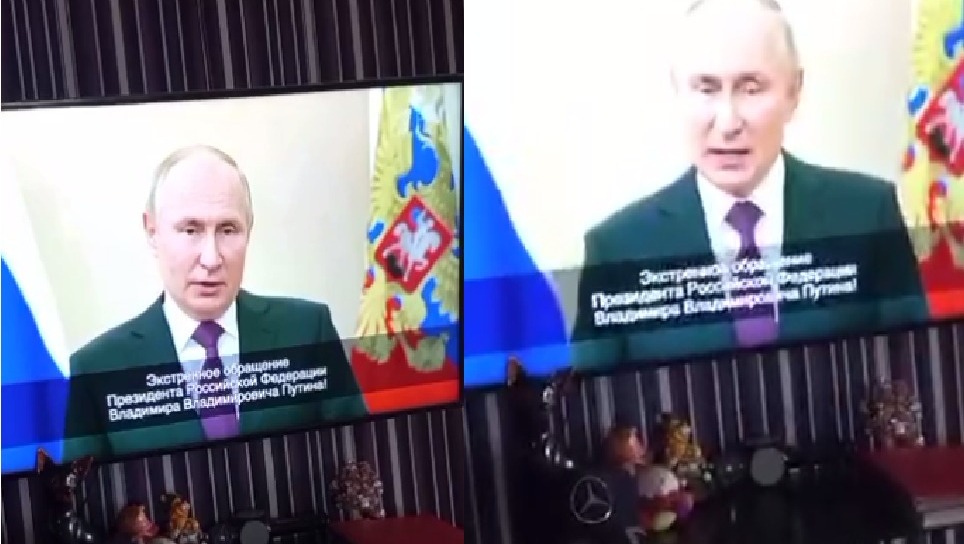В Тюмени телеканалы показали фейковое видео с Путиным о введении военного положения
