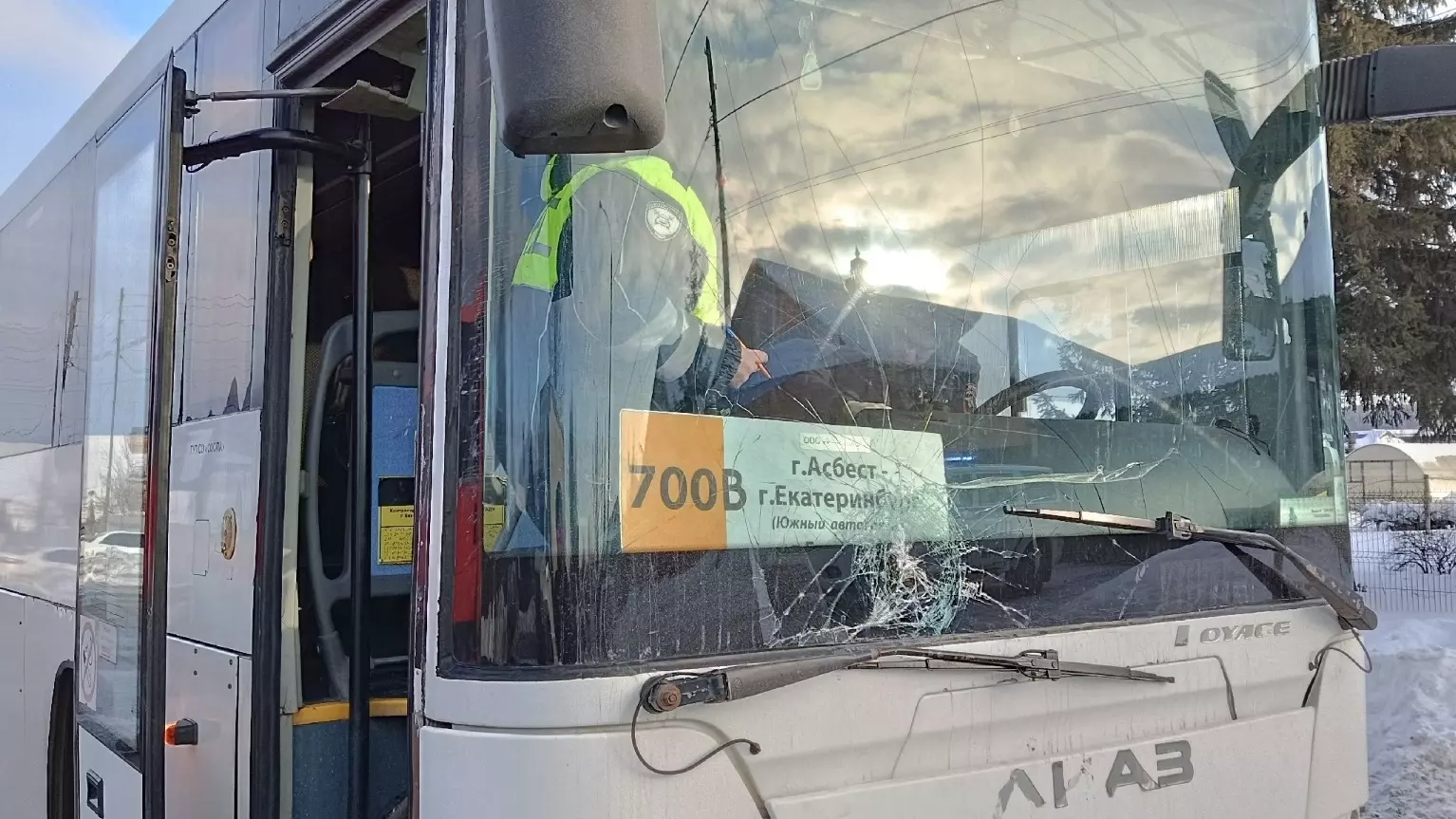 На трассе Екатеринбург — Тюмень автобус с пассажирами насмерть сбил женщину