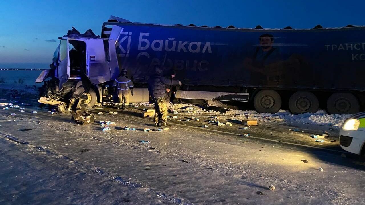 На трассе Тюмень — Омск произошла массовая авария. Есть пострадавшие