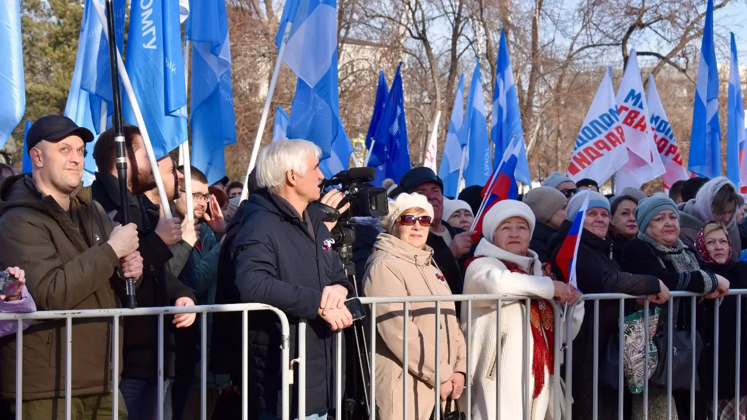 В Тюмени отпраздновали юбилей присоединения Крыма к России.